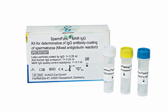Detección de IgG de anticuerpos antiespermatozoides (método MAR)
