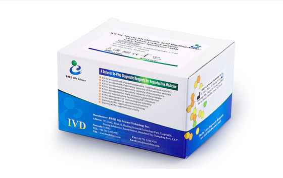 Kit de prueba de ensayo de unión del ácido hialurónico de esperma 20T/Kit con método de captura en fase sólida para análisis de función espermática aprobado por CE