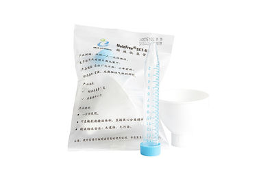 Equipo de la colección de la esperma, equipo masculino de la prueba de la infertilidad con embudo/el tubo de ensayo